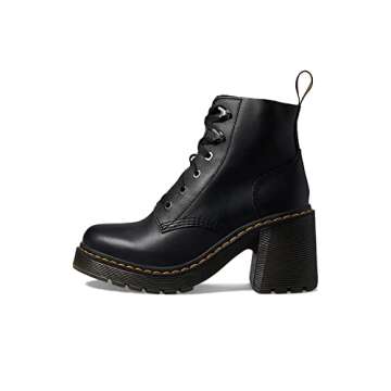 Dr. Martens Women's Jesy Fashion Boot, Black Sendal, 7