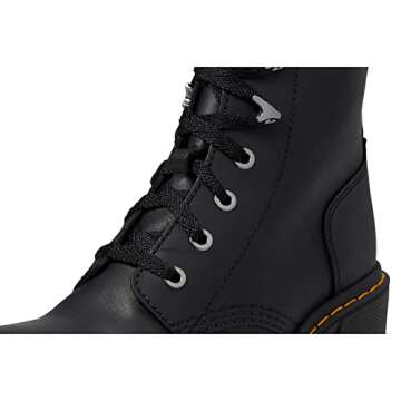 Dr. Martens Women's Jesy Fashion Boot, Black Sendal, 7
