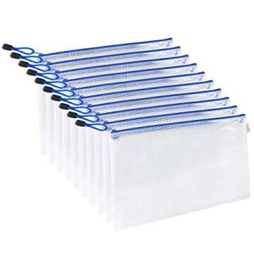 Ofilon Zipper Pouch Set of 10 - Organize in Style