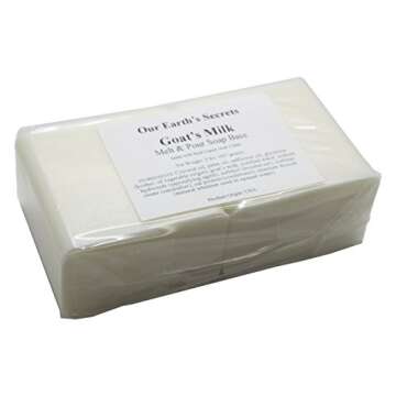 Our Earth's Secrets Goats Milk - 2 Lbs Melt and Pour Soap Base