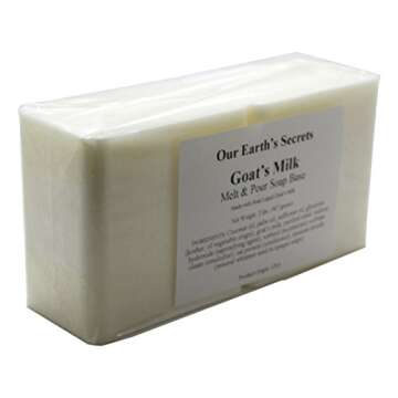 Our Earth's Secrets Goats Milk - 2 Lbs Melt and Pour Soap Base