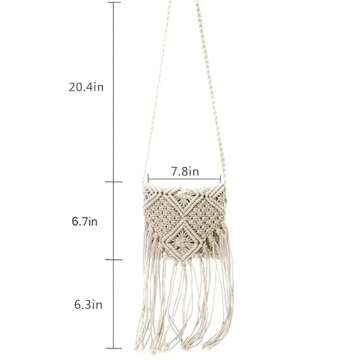 Lobagve Women Crochet Beach Bag for Summer Fun