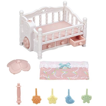 Calico Critters Crib with Mobile - Perfect Playtime Accessory