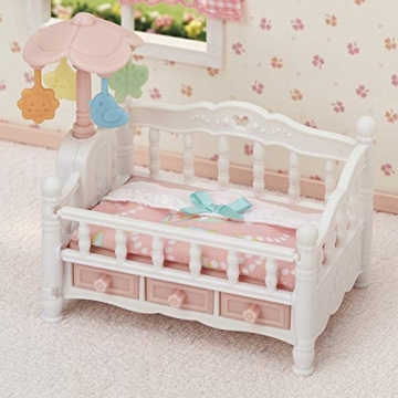 Calico Critters Crib with Mobile - Perfect Playtime Accessory