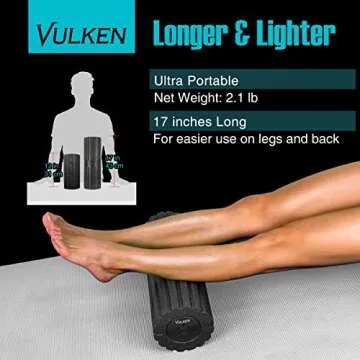 Vulken 17" Vibrating Foam Roller for Muscle Recovery