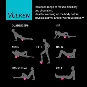 Vulken 17" Vibrating Foam Roller for Muscle Recovery