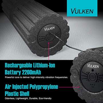 Vulken 17" Vibrating Foam Roller for Muscle Recovery