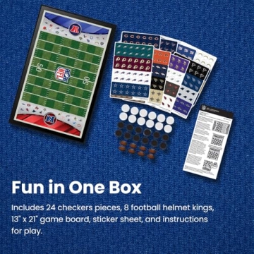 MasterPieces NFL Checkers Game for All Ages and Fans