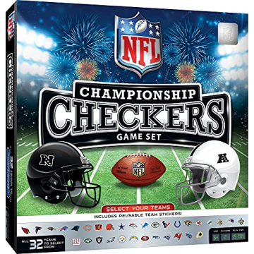 MasterPieces NFL Checkers Game for All Ages and Fans