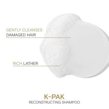 Joico K-PAK Daily Reconstructing Shampoo | For Damaged Hair | Repair & Prevent Breakage | Boost Shine | With Keratin & Guajava Fruit Extract | 33.8 Fl Oz