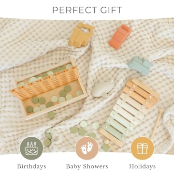 Brooklyn Neutral Xylophone - Aesthetic Toddler Music Toy