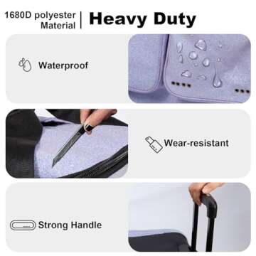 Elite Foldable Dance Bag with Garment Rack for Travel