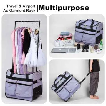 Elite Foldable Dance Bag with Garment Rack for Travel