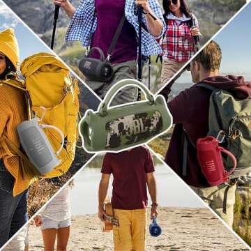 khanka Silicone Case for JBL Charge 6 - Stylish Protection