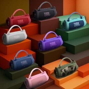 khanka Silicone Case for JBL Charge 6 - Stylish Protection