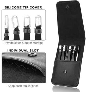 Professional Eyebrow Tweezers Set 6 PCS – Precision Beauty Kit by MAYKI