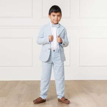 Stylish Hope & Henry Boys' Seersucker Pants - Organic Cotton
