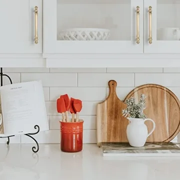 Asidrama Brushed Brass Kitchen Cabinet Handles - 6 Pack