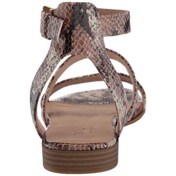 Naturalizer SOUL Womens Rayelle Brown Flat Sandals 7.5 W