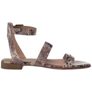 Naturalizer SOUL Womens Rayelle Brown Flat Sandals 7.5 W