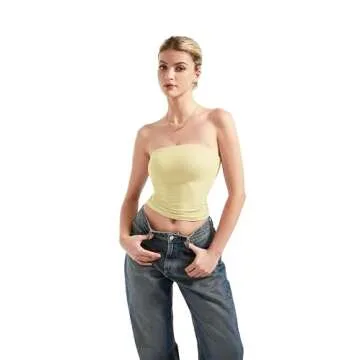 SUUKSESS Women Sexy Tube Top Casual Sleeveless Fits All