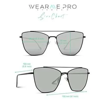 WearMe Pro Cat Eye Sunglasses - Stylish UV Protection