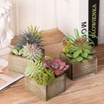 Mingfuxin Artificial Succulent Plants for Easy Decor