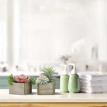 Mingfuxin Artificial Succulent Plants for Easy Decor