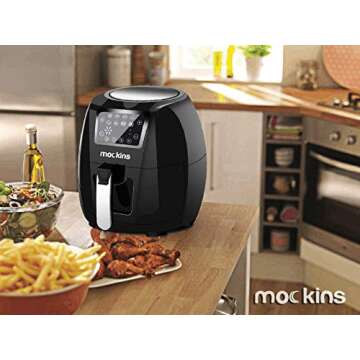 Mockins 5.8 Qt Air Fryer with LCD Touch Screen and Presets