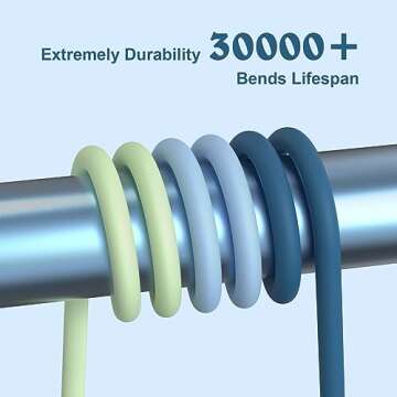 iPhone Charger 6Pack Apple MFi Certified Fast Charging Cable 3/3/6/6/6/9 FT Lightning Cable USB A Durable Fast Charging Cord Compatible for iPhone 14 13 12 11 Pro Max XS MAX XR XS X 8 7 6 Plus