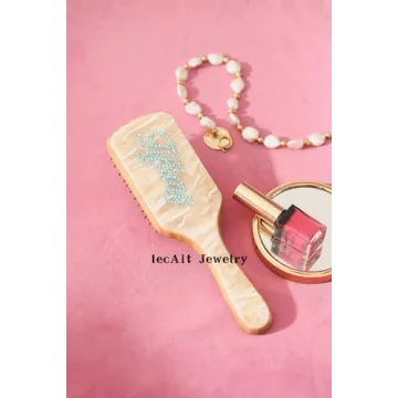 Custom Rhinestone Hairbrush for All Hair Types | Unique Gift