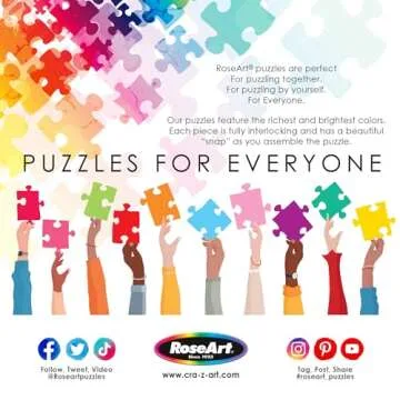 RoseArt - Back to The Past - Ski Lodge - 750 Piece Jigsaw Puzzle for Adults