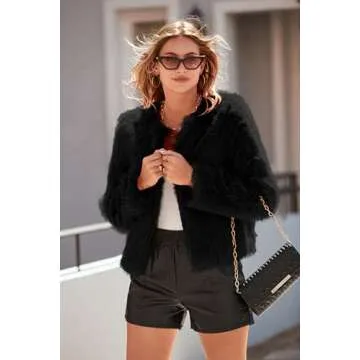 PRETTYGARDEN Women's Chic Faux Fur Winter Jacket