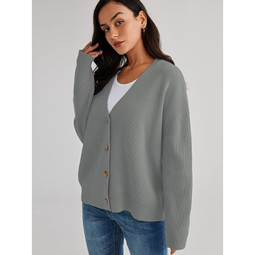 LILLUSORY Women's Oversized Cardigan Sweater for Fall