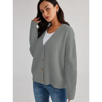 LILLUSORY Women's Oversized Cardigan Sweater for Fall