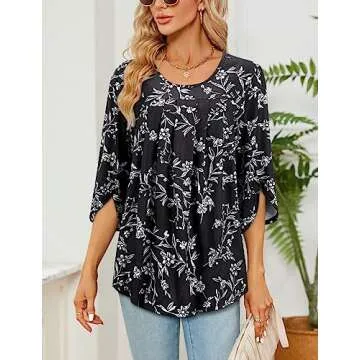 Viracy Women’s Floral Tunic Top – Stylish & Comfortable