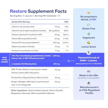 Cheers Restore Supplement | Feel Better After Drinking