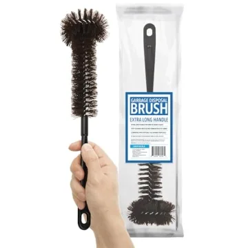 Impresa Garbage Disposal Cleaning Brush - Long Handle, Effective Odor & Residue Remover