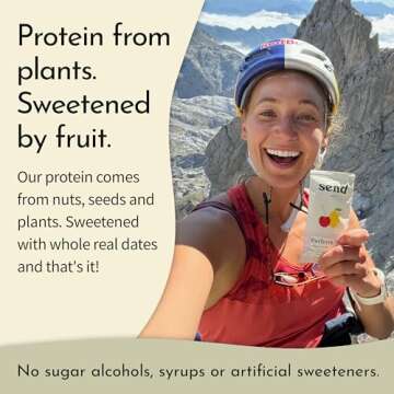 Send Bars Vegan Protein Bars with Greens - Variety Box (8 Bars)