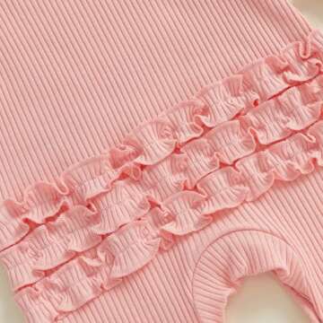 Adorable My First Valentines Baby Girl Romper Outfit