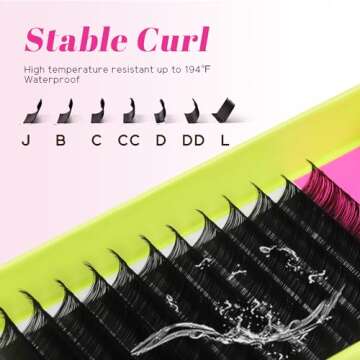 TDANCE Cashmere Lash Extensions – Soft 0.05mm D Curl