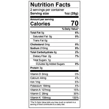 Brad's Plant Based Organic Crunchy Kale, Original with Probiotics, 3 Bags, 6 Servings Total