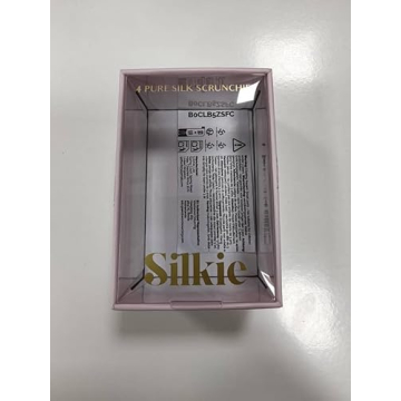 SILKIE x4 Set 100% Pure Mulberry Silk Hair Ties