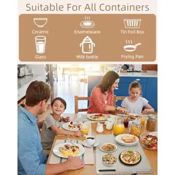 Sleek Silicone Electric Warming Mat for Effortless Entertaining