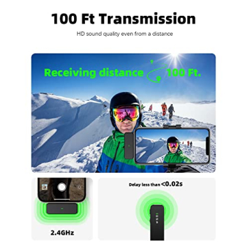 Rythflo Lavalier Microphone for iPhone and Android