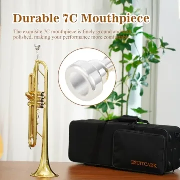 Beginner Bb Trumpet Kit Gold Lacquer Complete Set