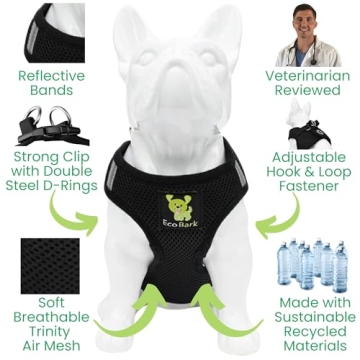 EcoBark Step in Dog Harness for Teacup Puppies and Small Dogs