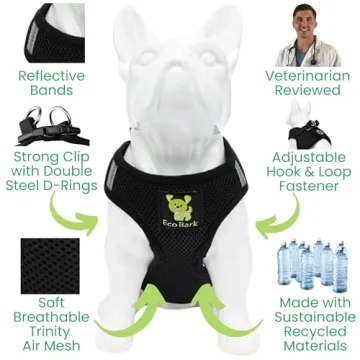EcoBark Step in Dog Harness for Teacup Puppies and Small Dogs