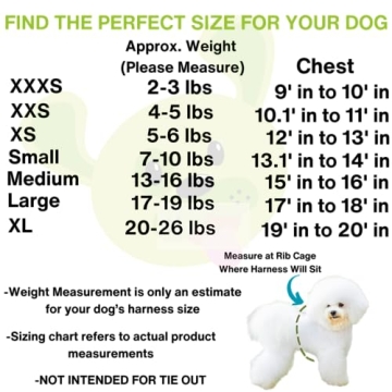 EcoBark Step in Dog Harness for Teacup Puppies and Small Dogs