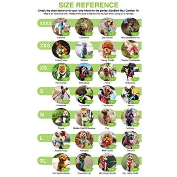 EcoBark Step in Dog Harness for Teacup Puppies and Small Dogs